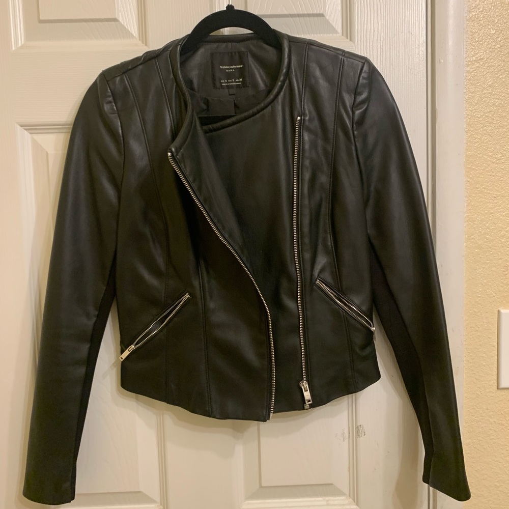 Zara Faux Leather Jacket